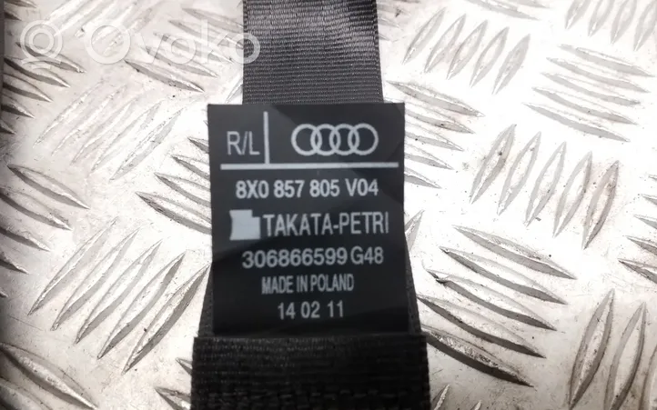 Audi A1 Rear seatbelt 8X0857805