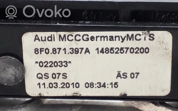 Audi A5 8T 8F Zamek dachu składanego 8F0871397A