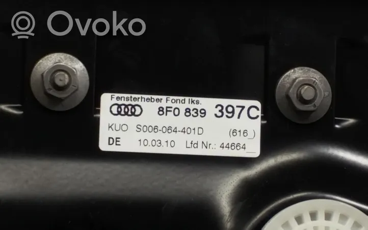 Audi A5 8T 8F Mécanisme lève-vitre de porte arrière avec moteur 8F0839397C