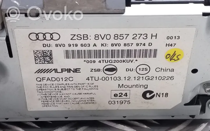 Audi A3 S3 8V Monitor/display/piccolo schermo 8V0857273H