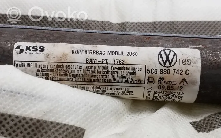 Volkswagen Jetta VI Airbag de toit 5C6880742C
