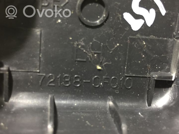 Toyota Corolla Verso AR10 Slidės apdaila priekinės vairuotojo sėdynės 721380F010