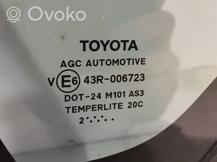 Toyota Auris E180 Takakulmaikkunan ikkunalasi 43R006723