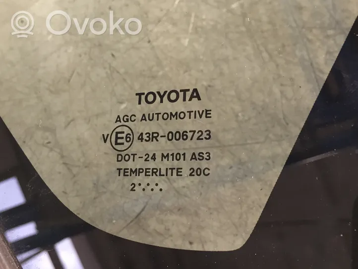 Toyota Auris E180 Takakulmaikkunan ikkunalasi 43R006723