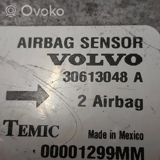 Volvo S40, V40 Airbag control unit/module 30613048A