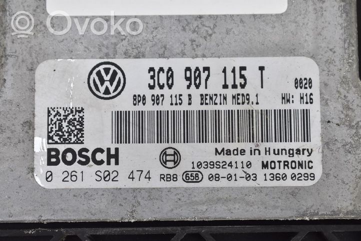 Volkswagen PASSAT B6 Boîte à fusibles relais 3C0907115T