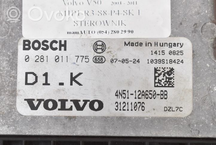 Volvo V50 Releen moduulikiinnike 4N5112A650BB