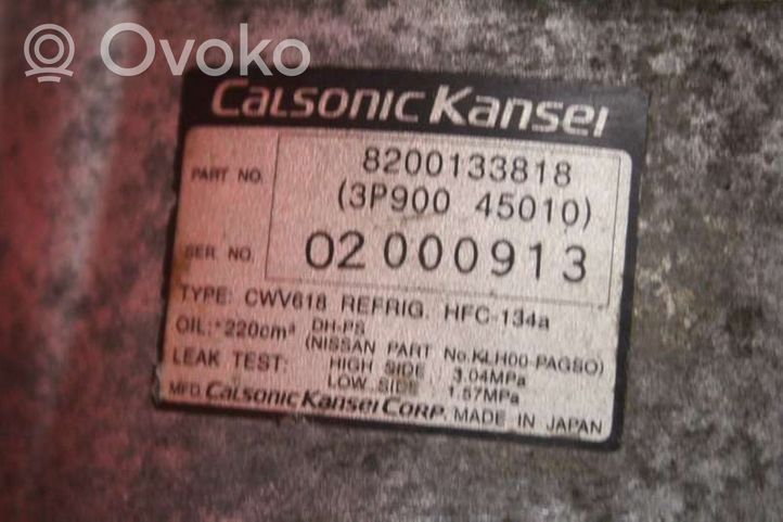 Renault Vel Satis Kompresor / Sprężarka klimatyzacji A/C 8200133818