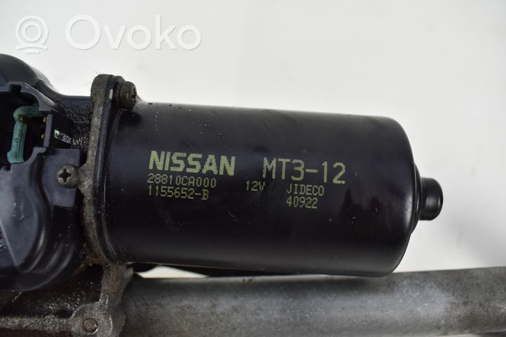 Nissan Murano Z50 Tringlerie et moteur d'essuie-glace avant 28810CA000