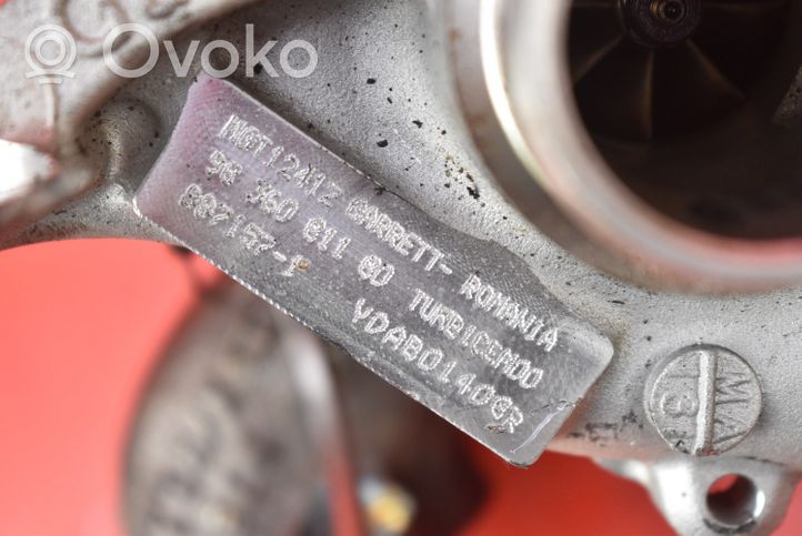 Chevrolet Corsa Cześć układu próżniowego turbosprężarki 9636081180