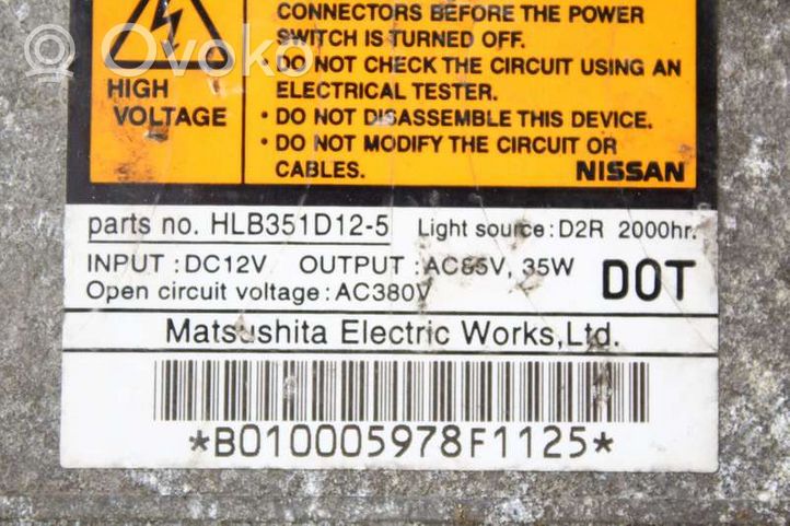 Nissan Maxima Modulo del convertitore di tensione/trasformatore HLB351D12-5