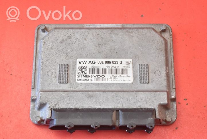 Skoda Fabia Mk2 (5J) Komputer / Sterownik ECU silnika 03E906023Q