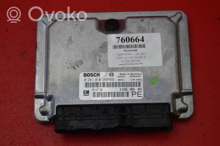 Opel Vectra B Centralina/modulo motore ECU 24417194