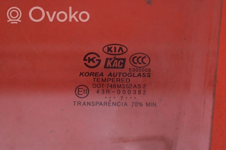 KIA Sorento Pagrindinis priekinių durų stiklas (keturdurio) KIA