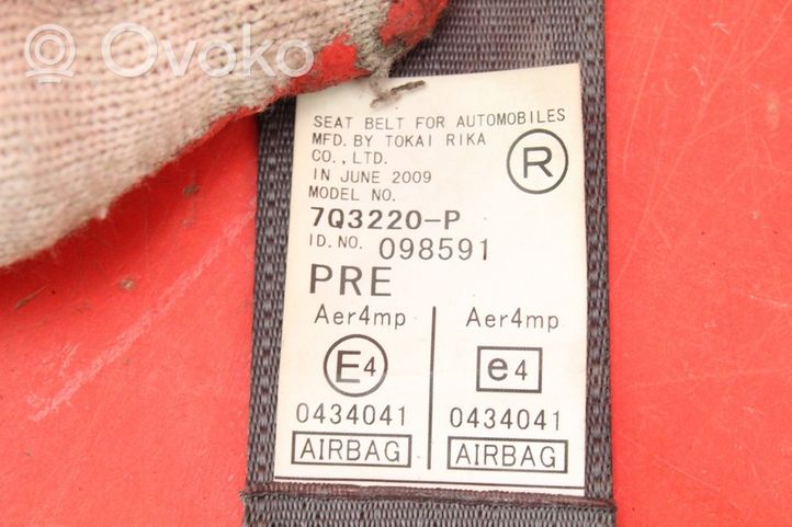 Subaru Justy Ceinture de sécurité avant 7Q3220-P