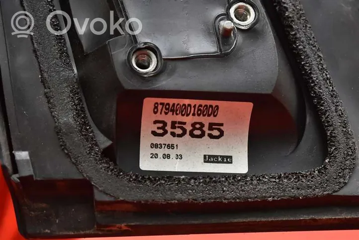 Toyota Yaris Verso Rétroviseur électrique de porte avant 879400D160D0