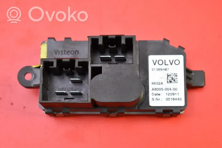 Volvo V40 Motorino ventola riscaldamento/resistenza ventola 31369487