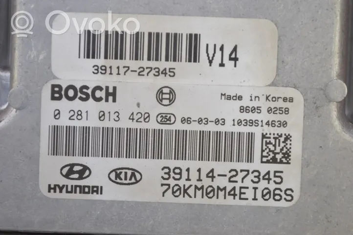 KIA Sportage Centralina/modulo motore ECU 39114-27345