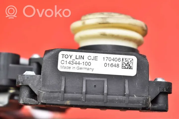 Toyota Auris E180 Mécanisme lève-vitre de porte arrière avec moteur 85720-02440-B