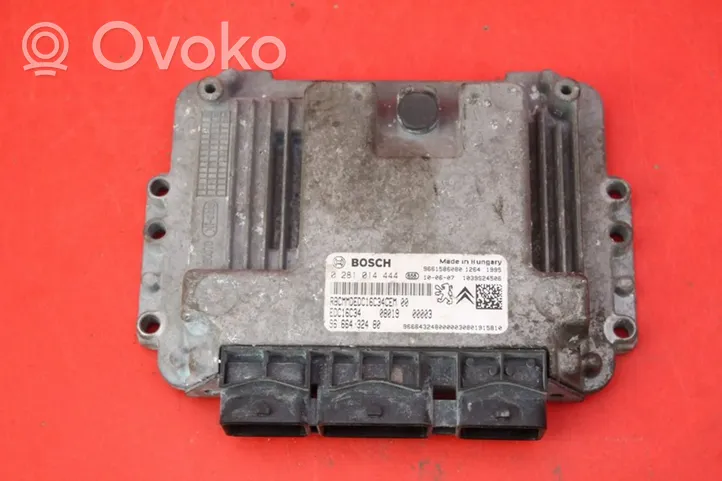 Peugeot Bipper Unité de commande, module ECU de moteur 9666432480