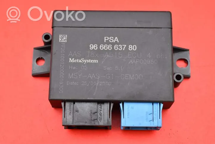 Peugeot 5008 Unité de commande, module ECU de moteur 9666663780