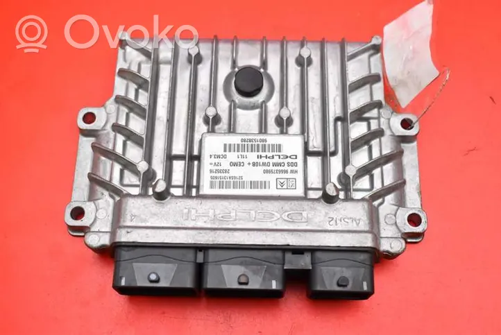 Peugeot 508 RXH Unité de commande, module ECU de moteur 9666375980