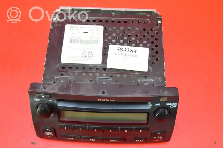 Toyota Corolla E120 E130 Panel / Radioodtwarzacz CD/DVD/GPS 86120-02430