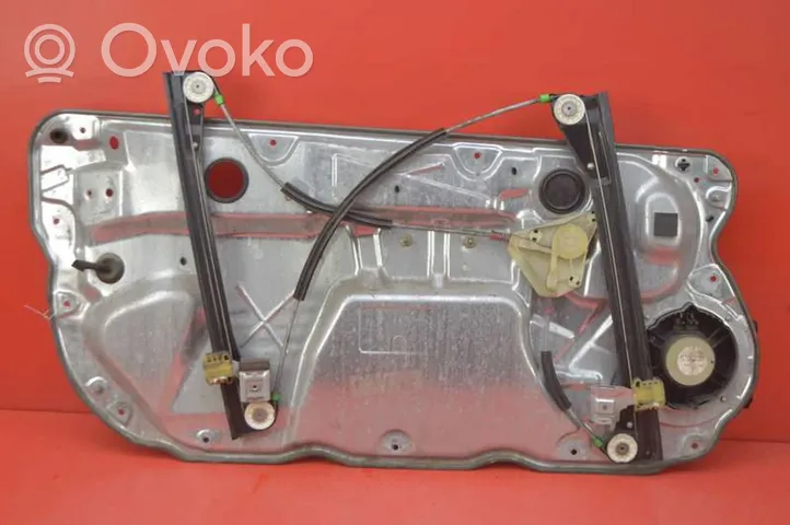 Volkswagen Polo Front door window regulator with motor 6Q2959801A