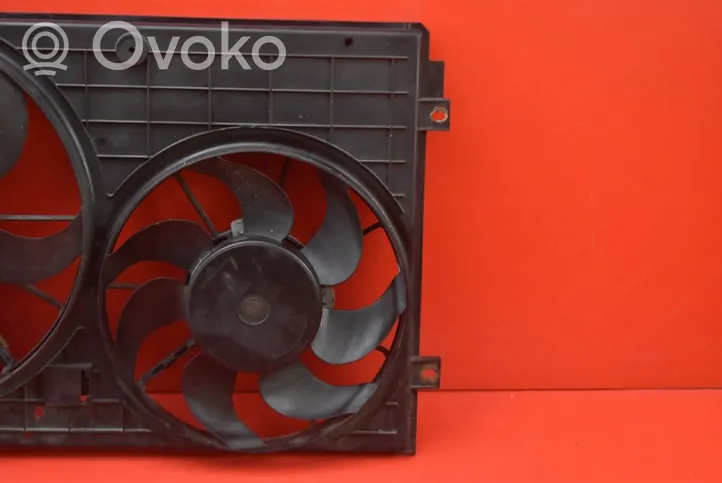Skoda Octavia Mk2 (1Z) Ventilatore di raffreddamento elettrico del radiatore 1K0121207T