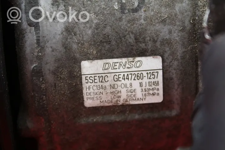 Toyota Auris 150 Kompresor / Sprężarka klimatyzacji A/C GE447260-1257