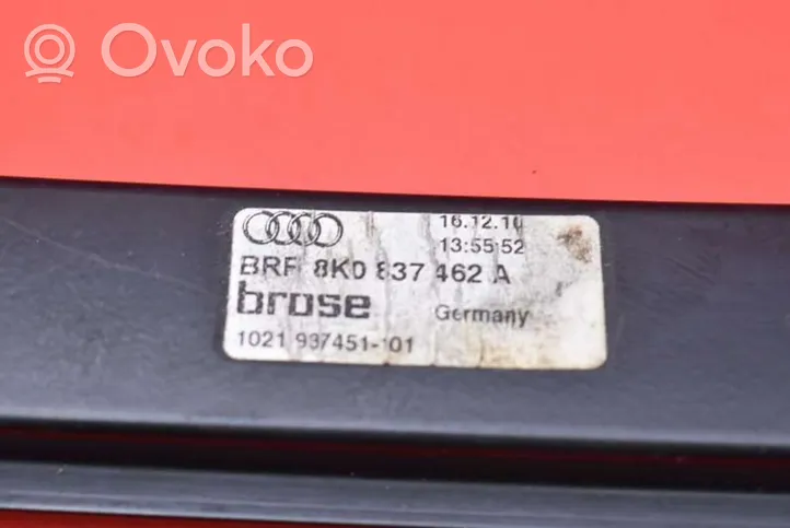 Audi A4 S4 B8 8K Priekinio el. lango pakėlimo mechanizmo komplektas 8K0837462A