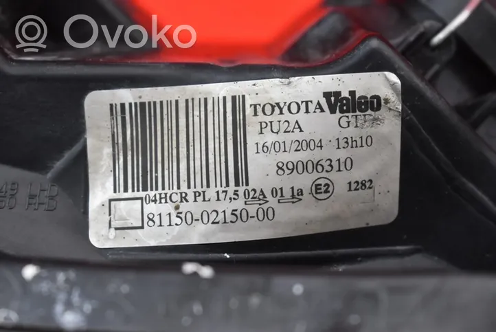 Toyota Corolla E120 E130 Faro delantero/faro principal 89006310