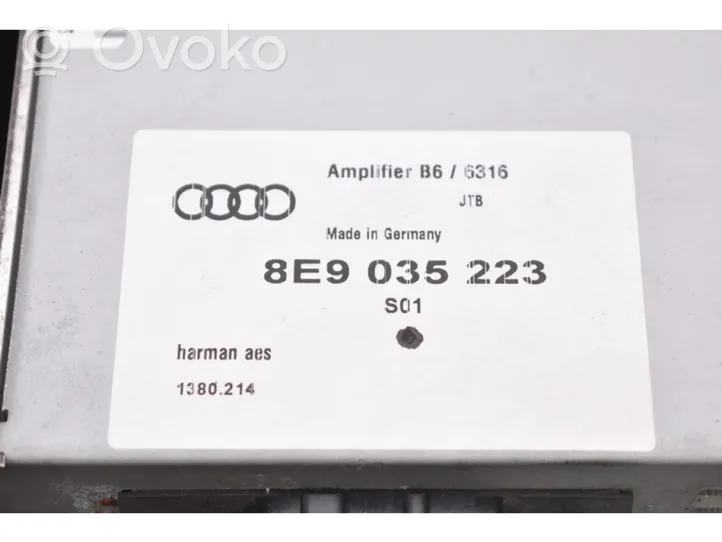 Audi A4 S4 B6 8E 8H Subwoofer-bassokaiutin 8E9035223