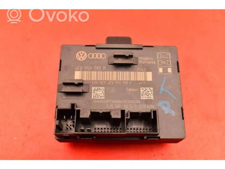 Audi Q7 4L Unité de commande, module ECU de moteur 4F0959795P