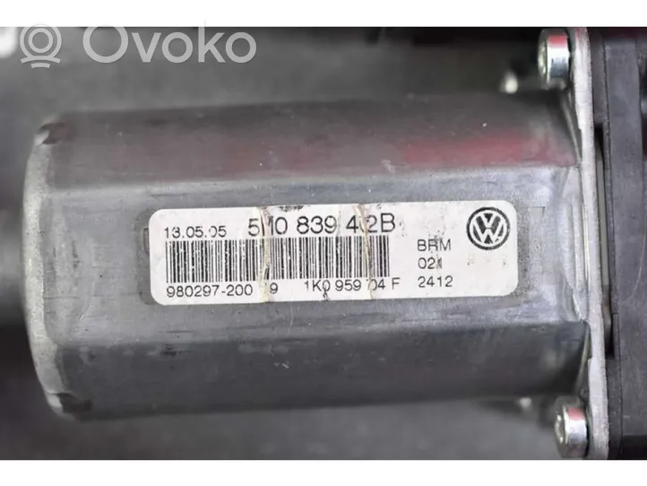 Volkswagen Golf IV Mécanisme lève-vitre de porte arrière avec moteur 1K4839462A