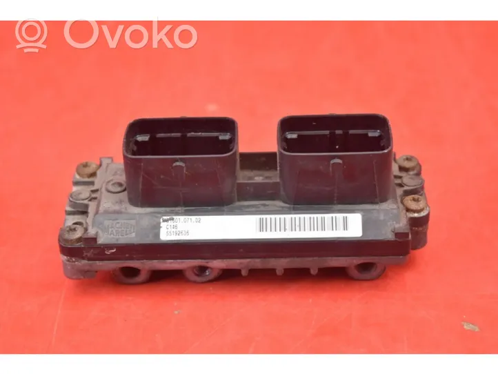 Fiat Panda 141 Unité de commande, module ECU de moteur 55192636