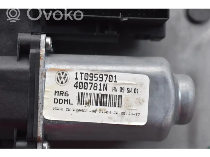 Volkswagen Touran I Priekinio el. lango pakėlimo mechanizmo komplektas 1T0837755H