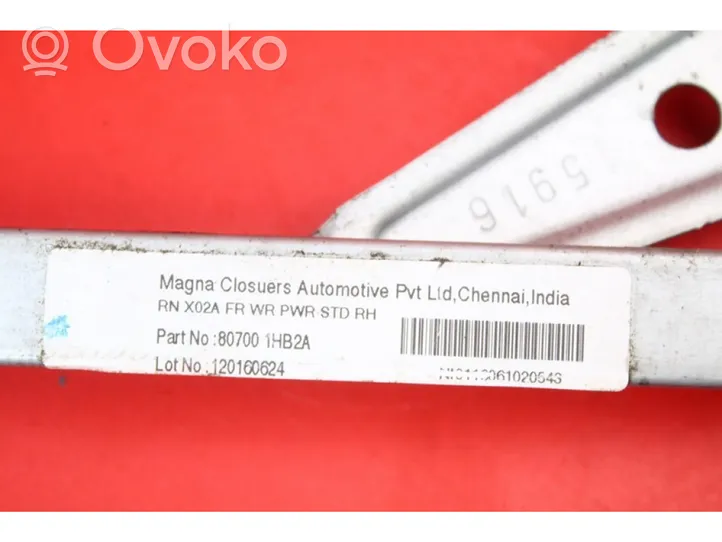 Nissan Micra Alzacristalli della portiera anteriore con motorino 82730-1HB1A