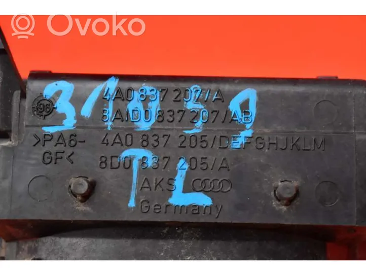 Audi A4 S4 B5 8D Išorinė atidarymo rankena galinių durų 4A0837207A