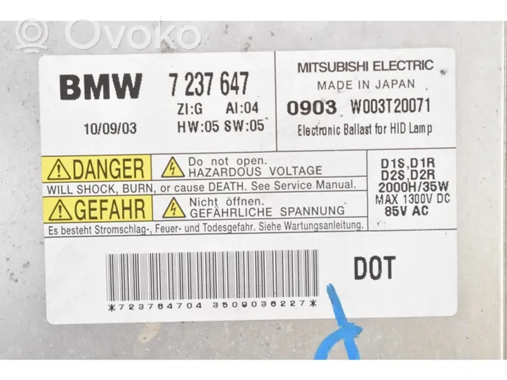 BMW 5 E60 E61 Įtampos keitiklis/ keitimo modulis 7237647