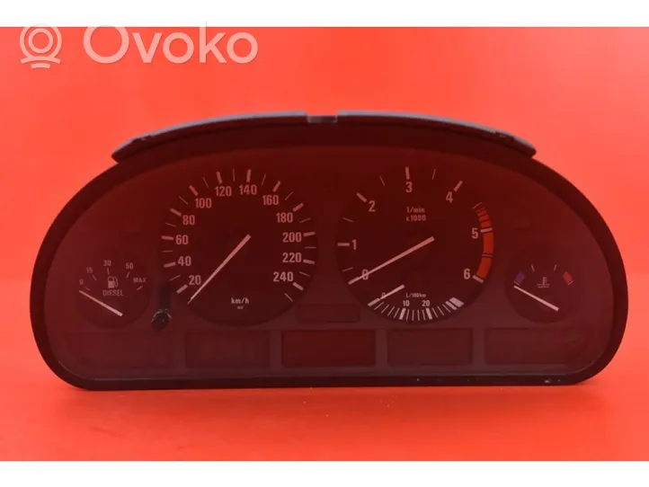 BMW 5 E39 Compteur de vitesse tableau de bord 6914913