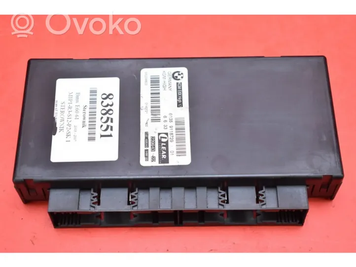 BMW 5 E60 E61 Блок управления двигателем ECU 9118729