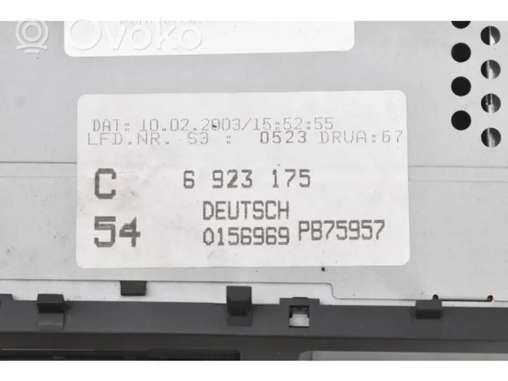 BMW X3 E83 Unità principale autoradio/CD/DVD/GPS 6923175