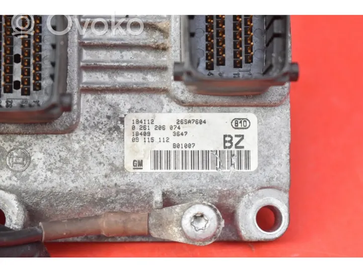 Opel Corsa C Engine control unit/module ECU 0261206074