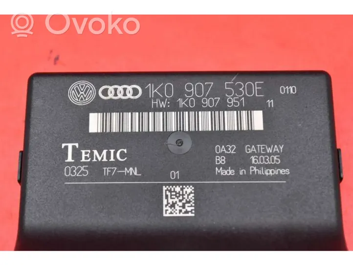 Skoda Octavia Mk2 (1Z) Unité de commande, module ECU de moteur 1K0907530E