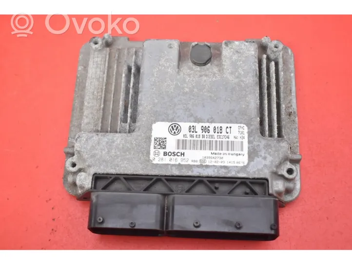 Skoda Octavia Mk2 (1Z) Centralina/modulo motore ECU 03L906018CT