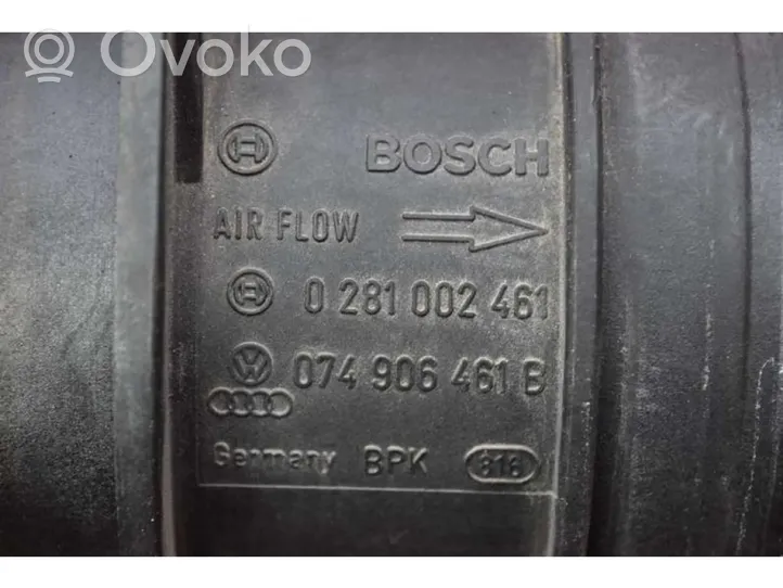 Skoda Octavia Mk2 (1Z) Przepływomierz masowy powietrza MAF 074906461B