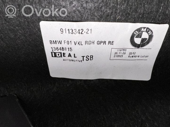 BMW 7 F01 F02 F03 F04 Apatinis, bagažinės šono, apdailos skydas 