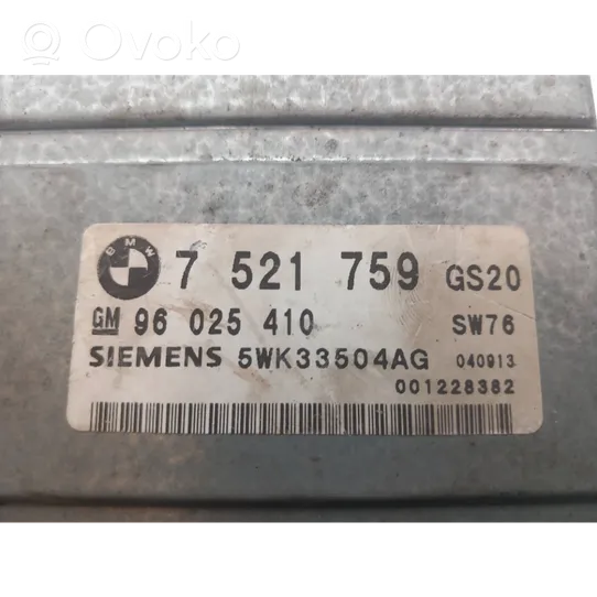 BMW X5 E53 Sterownik / Moduł skrzyni biegów 96025410