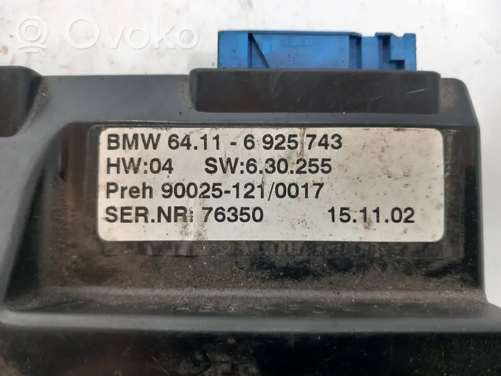 BMW 7 E65 E66 Centralina del climatizzatore 6925743